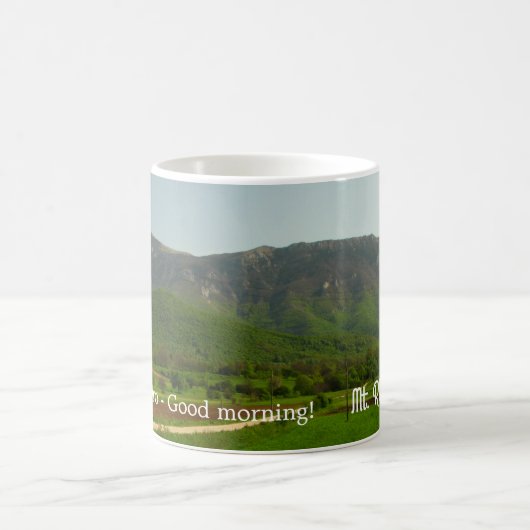 Servië Mount Rtanj Goedemorgen Souvenir Mok (Center)