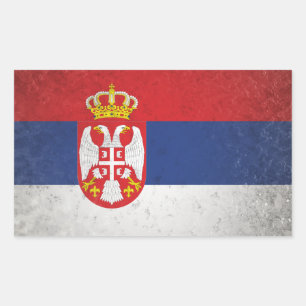 Servië Rechthoekige Sticker