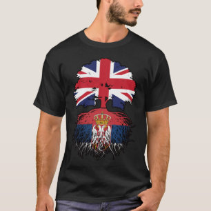 Servië Serbian British UK Verenigd Koninkrijk T-shirt