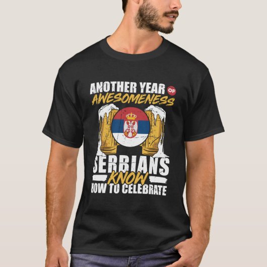 Servië Servisch Roots Servisch Erfgoed Trots Servi T-shirt (Voorkant)
