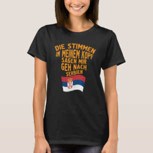 Servië Servisch Serb Srbija Flag JuJovija Belgra T-shirt