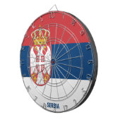 "Servië slaat toe!" patriottisch Dartbord (Voorkant Rechts)