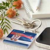 Servië Sleutelhanger (Voorkant Rechts)