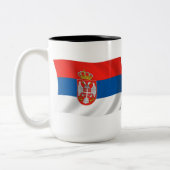 Servië Vlag Mok (Links)