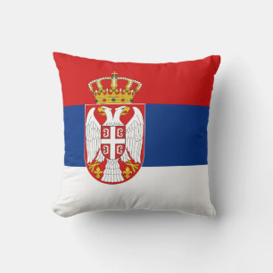Servië Vlag x Vlag Kussen