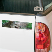 Servië Wolf Bumpersticker (Op Truck)