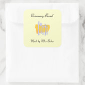 Servies en servet aangepaste bakken Sticker (Tas)