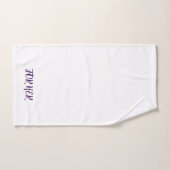 Serviette (Serviette à main)