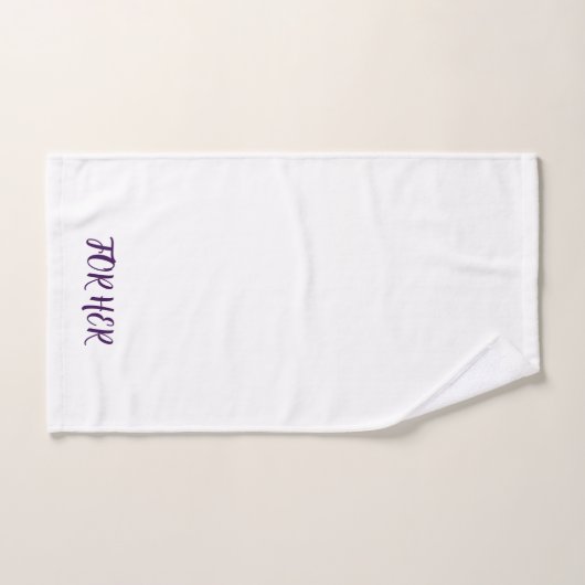 Serviette (Serviette à main)