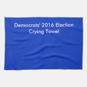 Serviette 2016 pleurante d'élection (Horizontal)