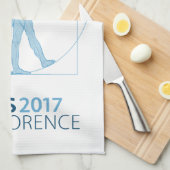 Serviette 2017 de cuisine d'ICS Florence (Quart Plié)