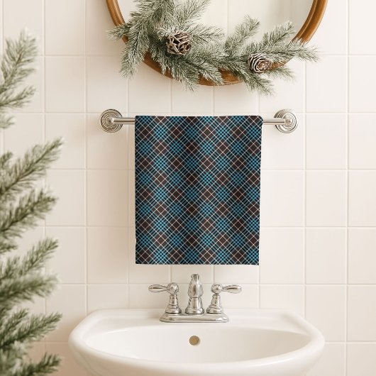 Serviette à carreaux classique – Bleu Jaune pour h