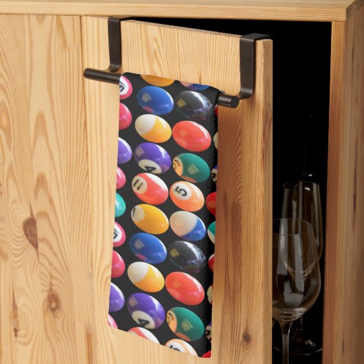 Serviette À Dish À Boules De Soirées Numérotées Et (Pliage en tiers)