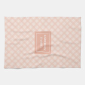 Serviette à la mode personnalisée avec un design à (Horizontal)
