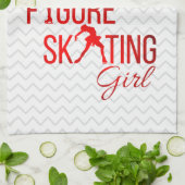 Serviette à lame Rougeur de patinage artistique (Plié)