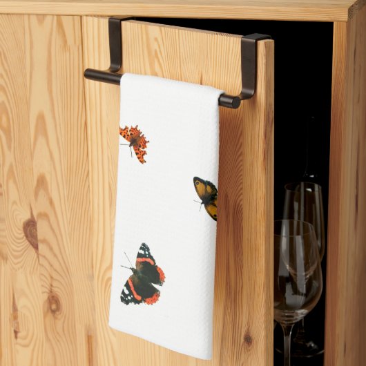 Serviette à main à papillon britannique mixte (Pliage en tiers)