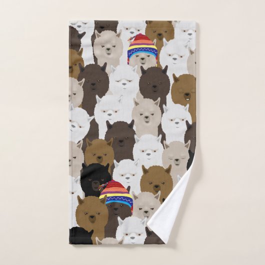 Serviette à main Alpacas (Serviette à main)