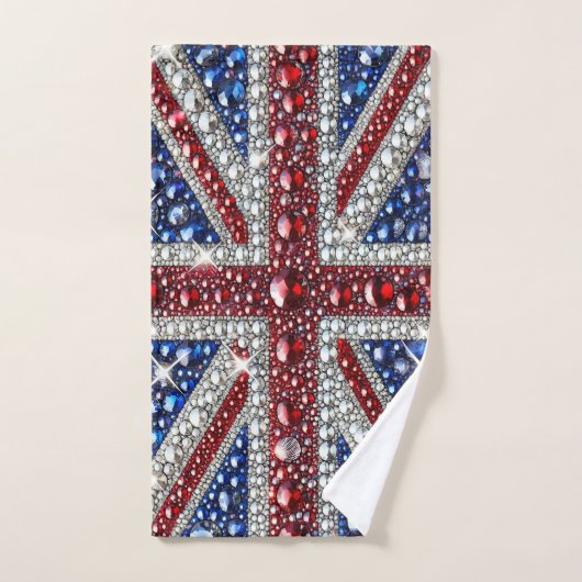 Serviette à main aux couleurs britanniques (Serviette à main)