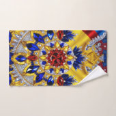 Serviette à main aux couleurs roumaines (Serviette à main)