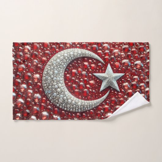 Serviette à main aux couleurs turques (Serviette à main)