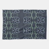 Serviette À Main Avec Bleu Marine (Horizontal)