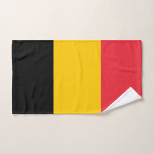 Serviette à main avec Drapeau de Belgique