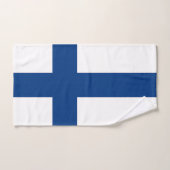 Serviette à main avec Drapeau de Finlande (Serviette à main)