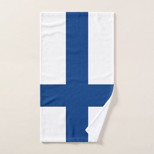Serviette à main avec Drapeau de Finlande (Serviette à main)