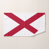 Serviette à main avec Drapeau de l'Alabama Etat, U (Serviette à main)