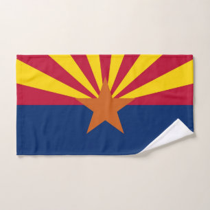 Serviette à main avec Drapeau de l'Arizona Etat, U