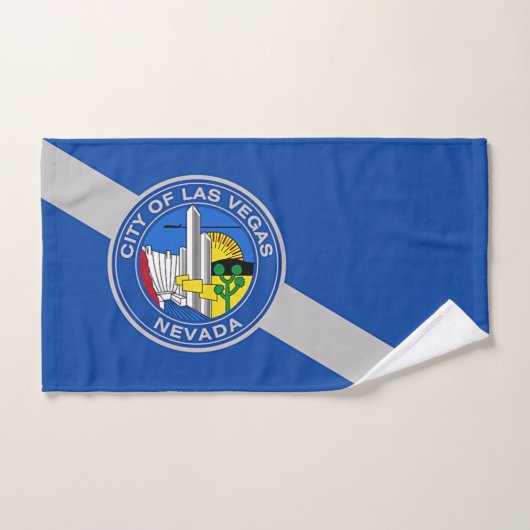 Serviette à main avec Drapeau de Las Vegas City, U (Serviette à main)