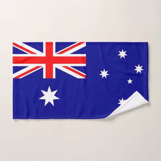 Serviette à main avec Drapeau de l'Australie (Serviette à main)