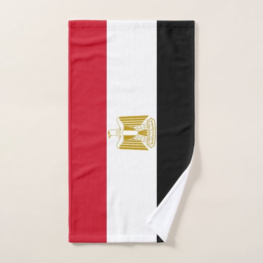 Serviette à main avec Drapeau de l'Egypte (Serviette à main)