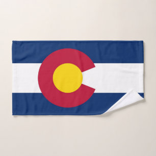 Serviette à main avec Drapeau de l'Etat du Colorad