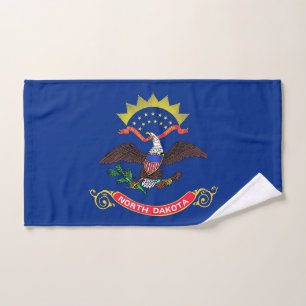 Serviette à main avec Drapeau de l'Etat du Dakota