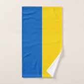 Serviette à main avec Drapeau de l'Ukraine (Serviette à main)