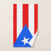 Serviette à main avec Drapeau de Porto Rico, USA (Serviette à main)