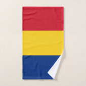 Serviette à main avec Drapeau de Roumanie (Serviette à main)