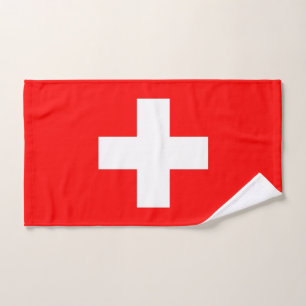 Serviette à main avec Drapeau de Suisse