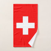 Serviette à main avec Drapeau de Suisse (Serviette à main)