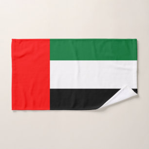 Serviette à main avec drapeau des Émirats Arabes