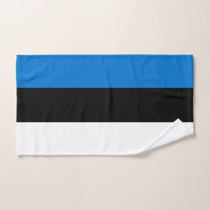 Serviette à main avec Drapeau d'Estonie