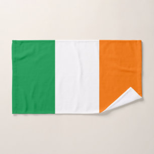 Serviette à main avec Drapeau d'Irlande