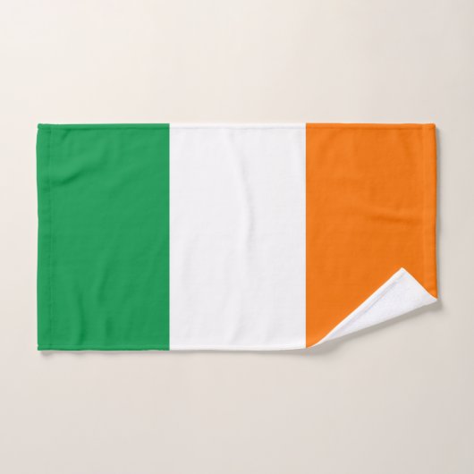 Serviette à main avec Drapeau d'Irlande (Serviette à main)