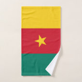 Serviette à main avec Drapeau du Cameroun (Serviette à main)