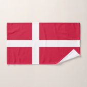 Serviette à main avec Drapeau du Danemark (Serviette à main)