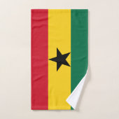 Serviette à main avec Drapeau du Ghana (Serviette à main)