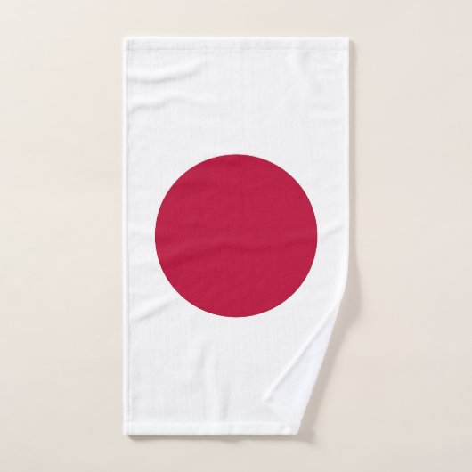 Serviette à main avec Drapeau du Japon (Serviette à main)