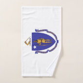 Serviette à main avec Drapeau du Massachusetts Eta (Serviette à main)