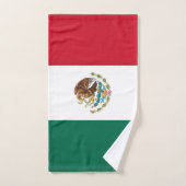 Serviette à main avec Drapeau du Mexique (Serviette à main)